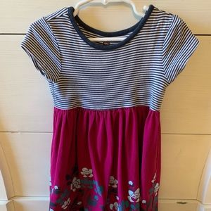 Tea Navy and Maroon Play Dress